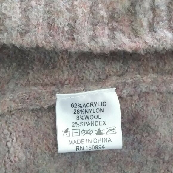 Belldini Plus Size XL Sweater Womens Cowl Neck Soft Knit Long Sleeve Pullover - Picture 7 of 9